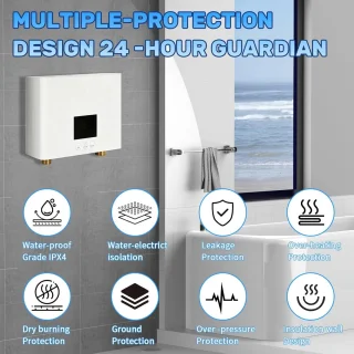 Elektrische Doorstroomboiler Wandmodel