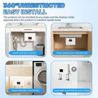 Elektrische Doorstroomboiler Wandmodel