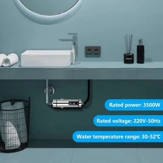 Elektrische doorstroomboiler zonder reservoir