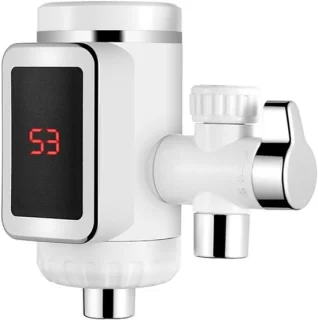 Elektrische doorstroomkraan - waterverwarmer - wit