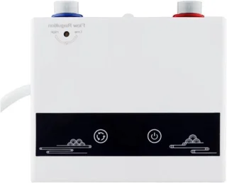 Elektrische doorstroomverwarmer 16,7 cm wit