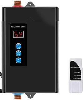 Elektrische doorstroomverwarmer 3000W nero