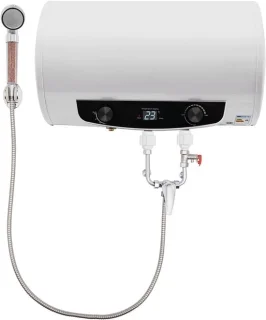 Elektrische doorstroomverwarmer 34x56 cm Wit