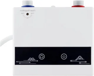 Elektrische doorstroomverwarmer 4000 W wit