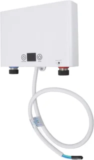 Elektrische doorstroomverwarmer 5500 watt wit