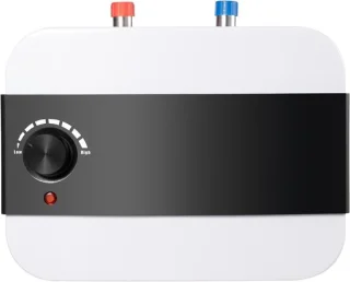 Elektrische Doorstroomverwarmer 6 L Compact - Wit/Zwart