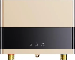 Elektrische doorstroomverwarmer / boiler 30x24x9 cm - Goud