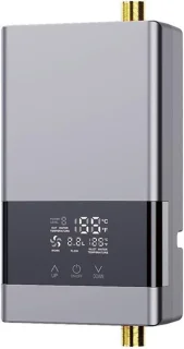 Elektrische doorstroomverwarmer - grijs