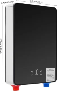 Elektrische Doorstroomverwarmer met Douchekop