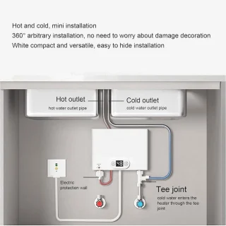 Elektrische doorstroomverwarmer