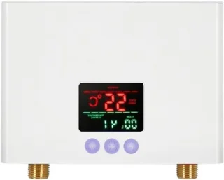 Elektrische doorstroomverwarmer wit