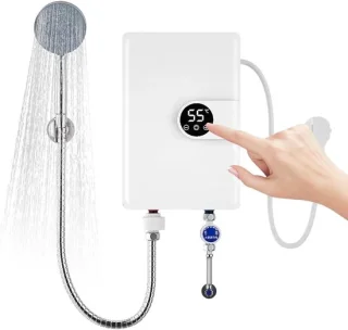 Elektrische doorstroomverwarmer - Wit