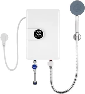 Elektrische doorstroomverwarmer zonder tank