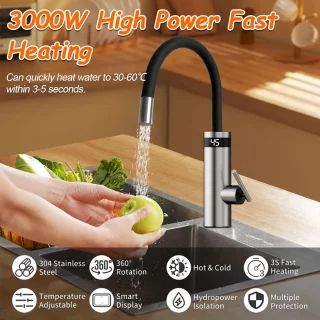 Elektrische doorstroomwaterverwarmer 3000 W
