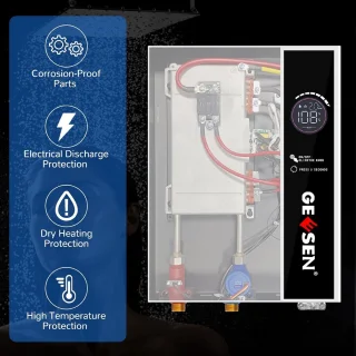 Elektrische doorstroomwaterverwarmer