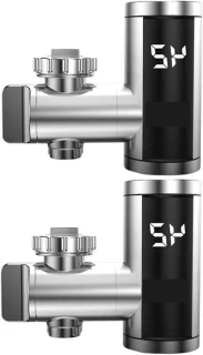 Elektrische kraan boiler - zilver