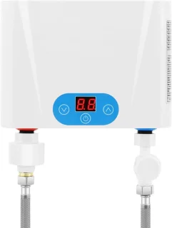 Elektrische Mini Doorstroomboiler 21x17 cm Wit