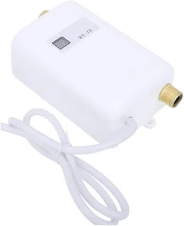 Elektrische mini doorstroomverwarmer goud