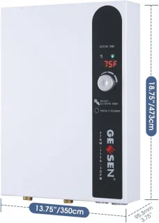 Elektrische tankloze doorstroomboiler 27 kW