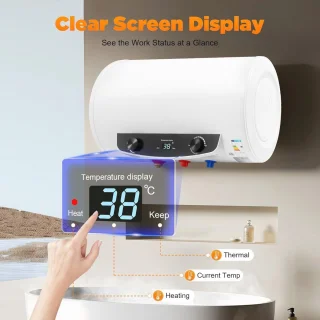 Elektrische warmwaterboiler 30 L horizontaal
