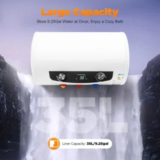 Elektrische warmwaterboiler 30 L - horizontaal