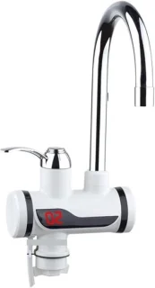 Elektrische warmwaterkraan directe verwarmer zwart