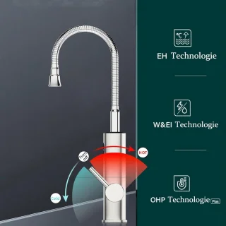 Elektrische warmwaterkraan