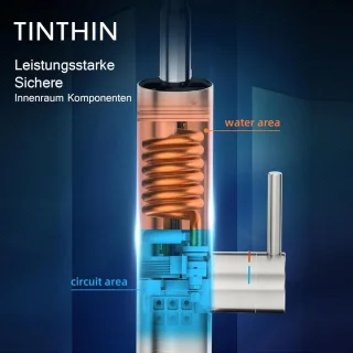 Elektrische warmwaterkraan