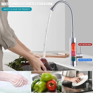 Elektrische warmwaterkraan - keukenkraan