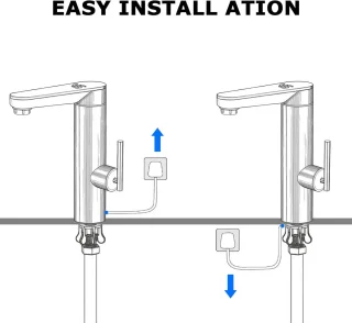 Elektrische Warmwaterkraan met Doorstroomboiler