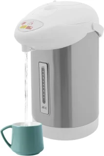 Elektrische Waterdispenser 38 L Roestvrij Staal - Zilver/Grijs/Wit