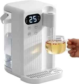 Elektrische waterdispenser boiler draagbaar 3 liter wit