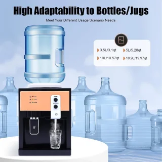 Elektrische waterdispenser voor waterflessen