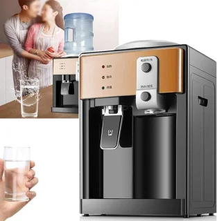 Elektrische waterdispenser warm koud voor 5-20 liter flessen wit