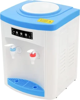 Elektrische waterdispenser waterkoeler fontein wit blauw