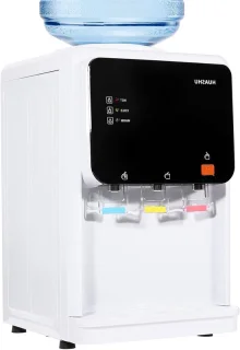 Elektrische Waterdispenser - Waterkoeler Waterkoker - Direct Drinkwater - Drie Temperatuurstanden - 31D x 30W x 48H cm - Wit