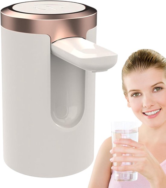 Elektrische Waterflesdispenser Wit 10,7x6,5x6,5 cm review