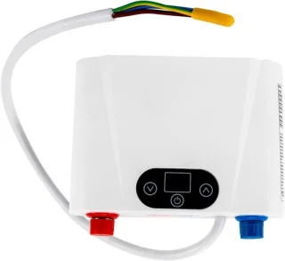 Elektrische waterkraan directe boiler keuken wit