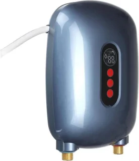 Elektrische waterverwarmer 32 cm blauw