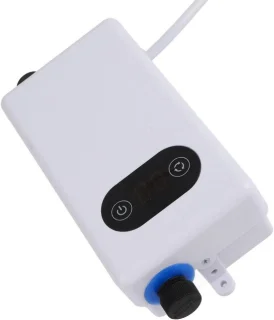 Elektrische waterverwarmer compact zwart