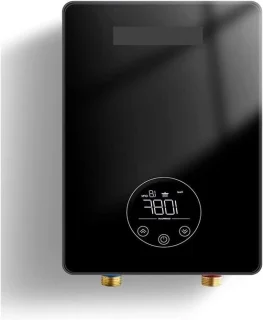 Elektrische waterverwarmer - directe boiler - 6 kW - zwart