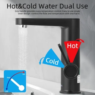 Elektrische waterverwarmer voor badkamer en keuken