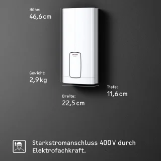 Elektronische Doorstroomboiler 18/21/24 kW