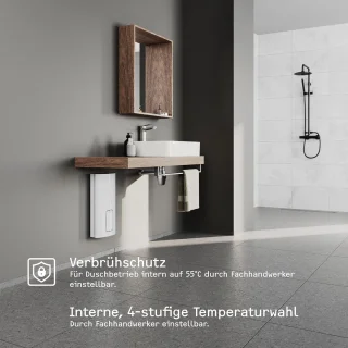 Elektronische doorstroomboiler 18/21/24 kW