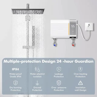 Elektronische Doorstroomboiler 5500 W 220V