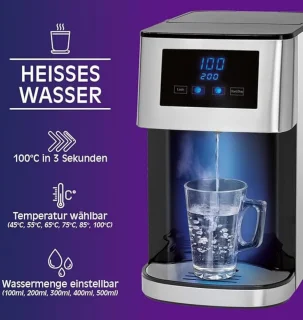 Equivera Heetdispenser Instant Waterkoker Met Afneembaar Reservoir