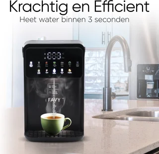 Favy Pro Heetwaterdispenser 3,5 L Zwart