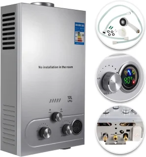 Gasdoorstroomverwarmer 18 L/min 36 kW
