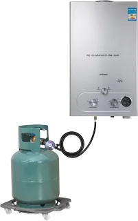 Gasdoorstroomverwarmer 18 L/min 36 kW