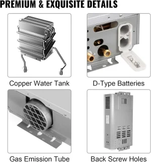 Gaswaterverwarmer 36 kW (18 L/min)